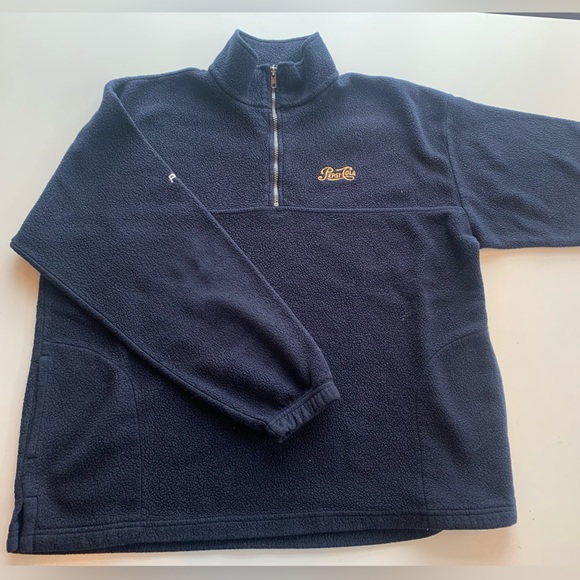 Vintage Pepsi-Cola Fleece Quarter Zip Sweater - Picture 3 of 6